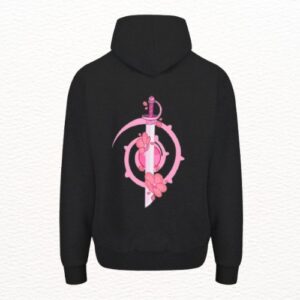 Hoodie noir avec dessin Steven Universe dans le dos